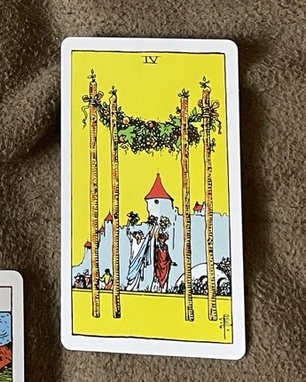 ⑥ ワンドの4｜Four of Wands｜正位置